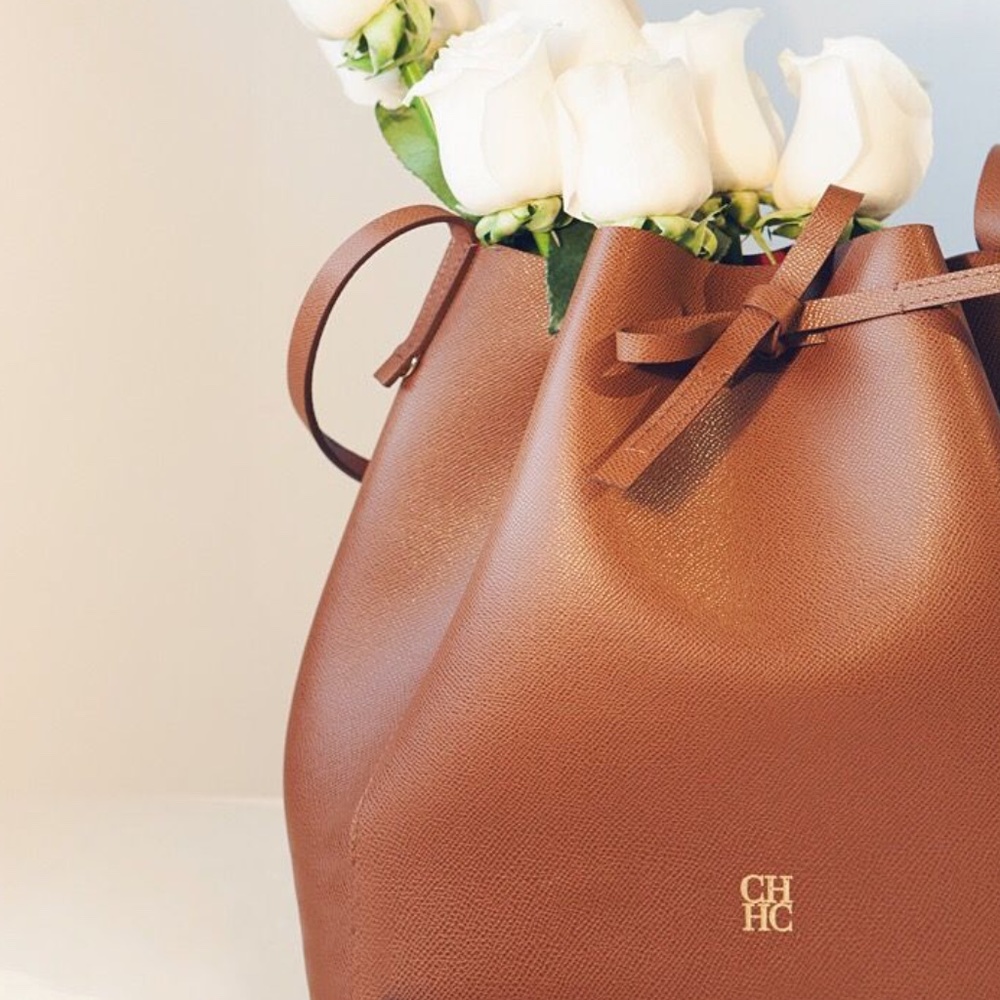 CH Carolina Herrera bucket bag - shoulder bag.